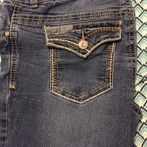 Denim capris